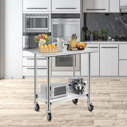 Stainless Steel Commercial Kitchen Prep and Work Table