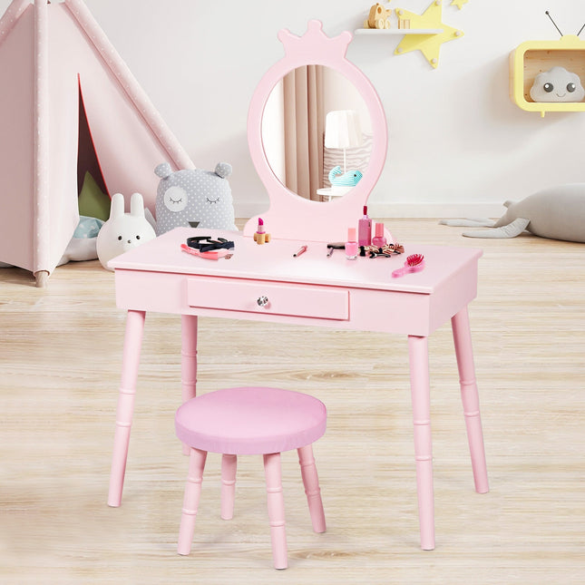 Kids Vanity Makeup Table