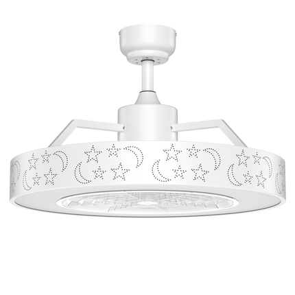 23 Inch Ceiling Fan with LED Light and Remote Control