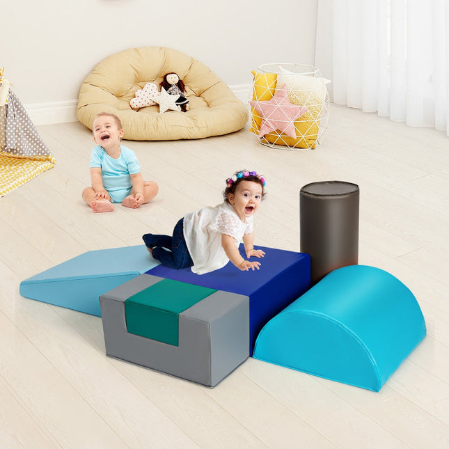 6 Piece Climb Crawl Play Set Indoor