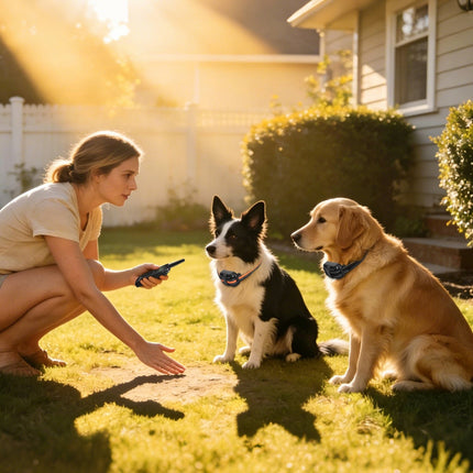 Remote Dog Training Collar with 4 Modes & 875 Yard Range