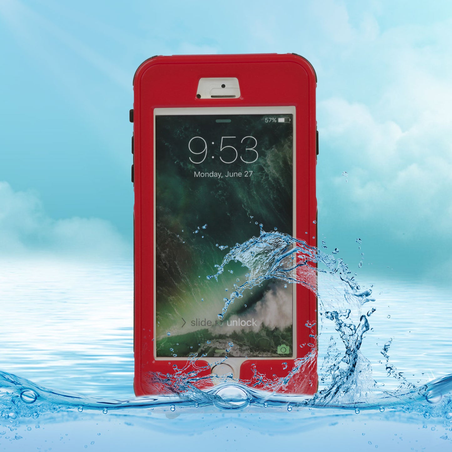 Rugged Water-proof Hybrid Full Cover Case For iPhone 6 Plus