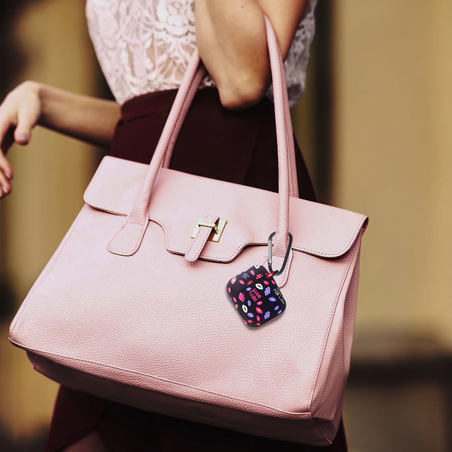 Silicone Case for Apple AirPod 1 2 AirPods Protective Cover Skin w/Strap Ear Hooks Watch Band Holder