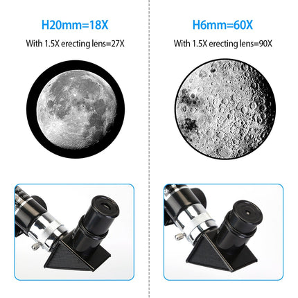 Astronomical Telescope 90X with Tripod for Kids & Beginners