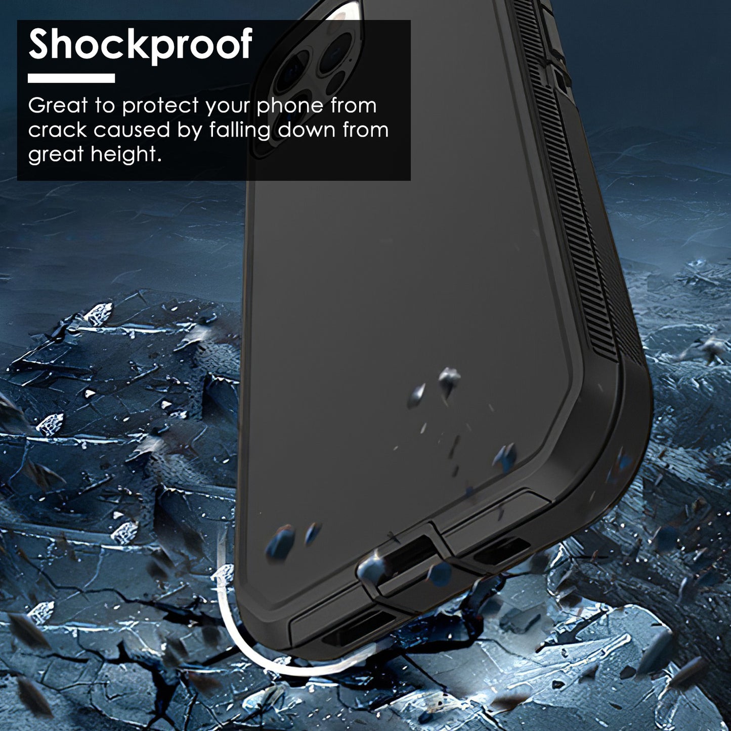 ShockproofÊPhone Case Anti-Shock All-Round Protection Phone Case Cover with Belt Clip Fit for iPhone 14/14Plus/14Pro/14Pro Max/13/13Pro/13Pro Max/12/1