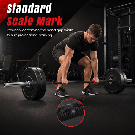 7ft Olympic Barbell 2000 lbs Capacity for Weightlifting