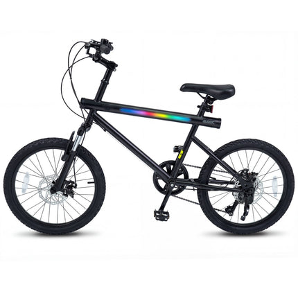 20 Inch Commuter Bicycle LED-lit with 6-Speed Shimano Twist Shifting and Stereo Speakers