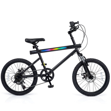 20 Inch Commuter Bicycle LED-lit with 6-Speed Shimano Twist Shifting and Stereo Speakers