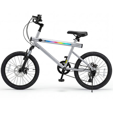 20 Inch Commuter Bicycle LED-lit with 6-Speed Shimano Twist Shifting and Stereo Speakers