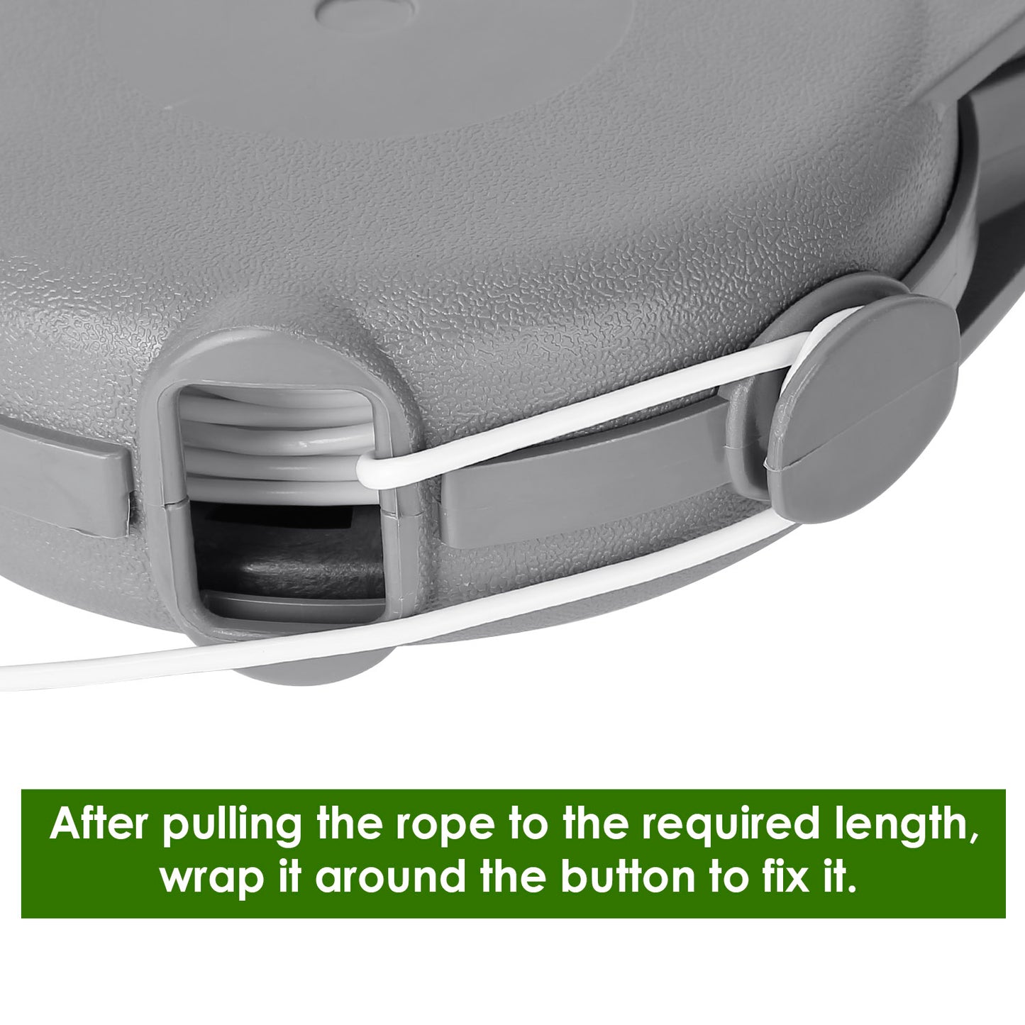 Retractable Clothesline Outdoor 49FT PVC Automatic Washing Dryer Cord Easy Hanging Rope For Wet Dry Clothes