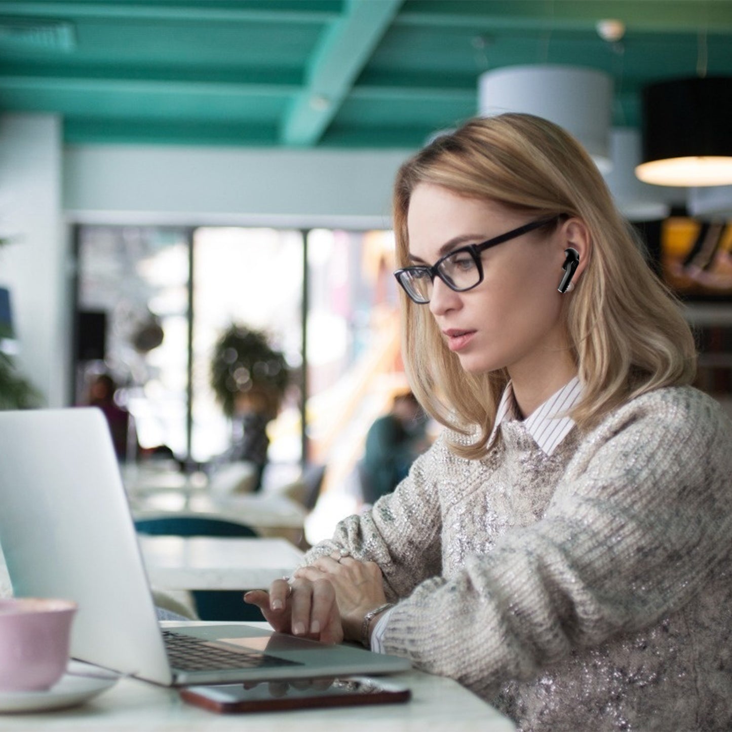 Waterproof Wireless 5.0 TWS Earbuds Wireless Headsets w/ Magnetic Charging Case Battery Remain Display For Sport Running Driving Working