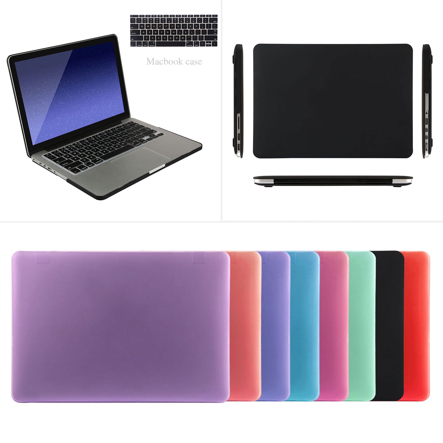 Hard Shell Portfolio Case for Apple Macbook Pro 13ÕÕ Retaina with Keyboard Skin