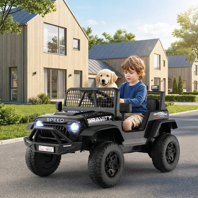 24V Ride On Car for Kids with Parent Remote Control and Music