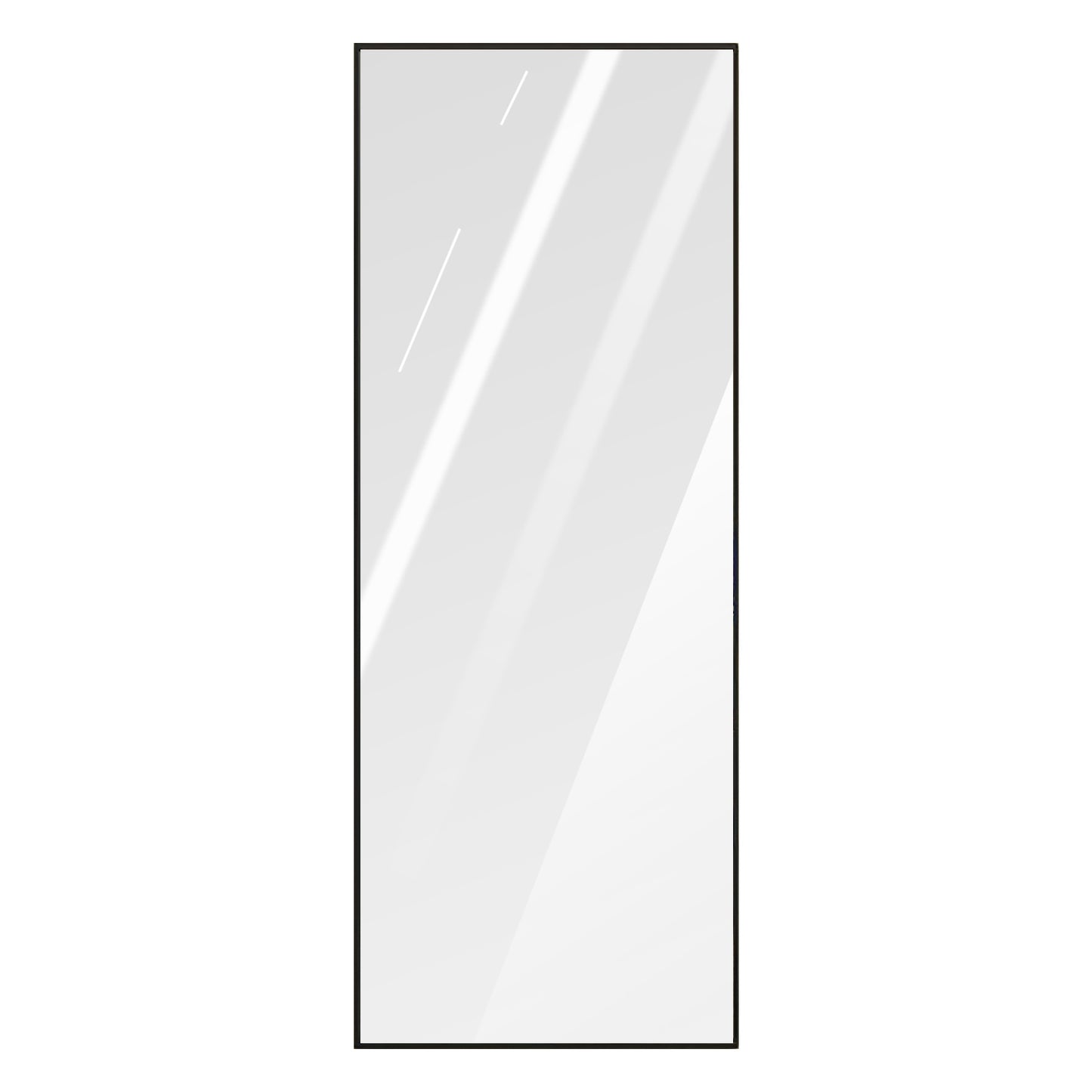 Full Length Mirror 67x25.6in Aluminum Alloy Wall Mirror Free Standing Floor Mirror Hanging Leaning Against Wall for Dressing Bedroom Living Room