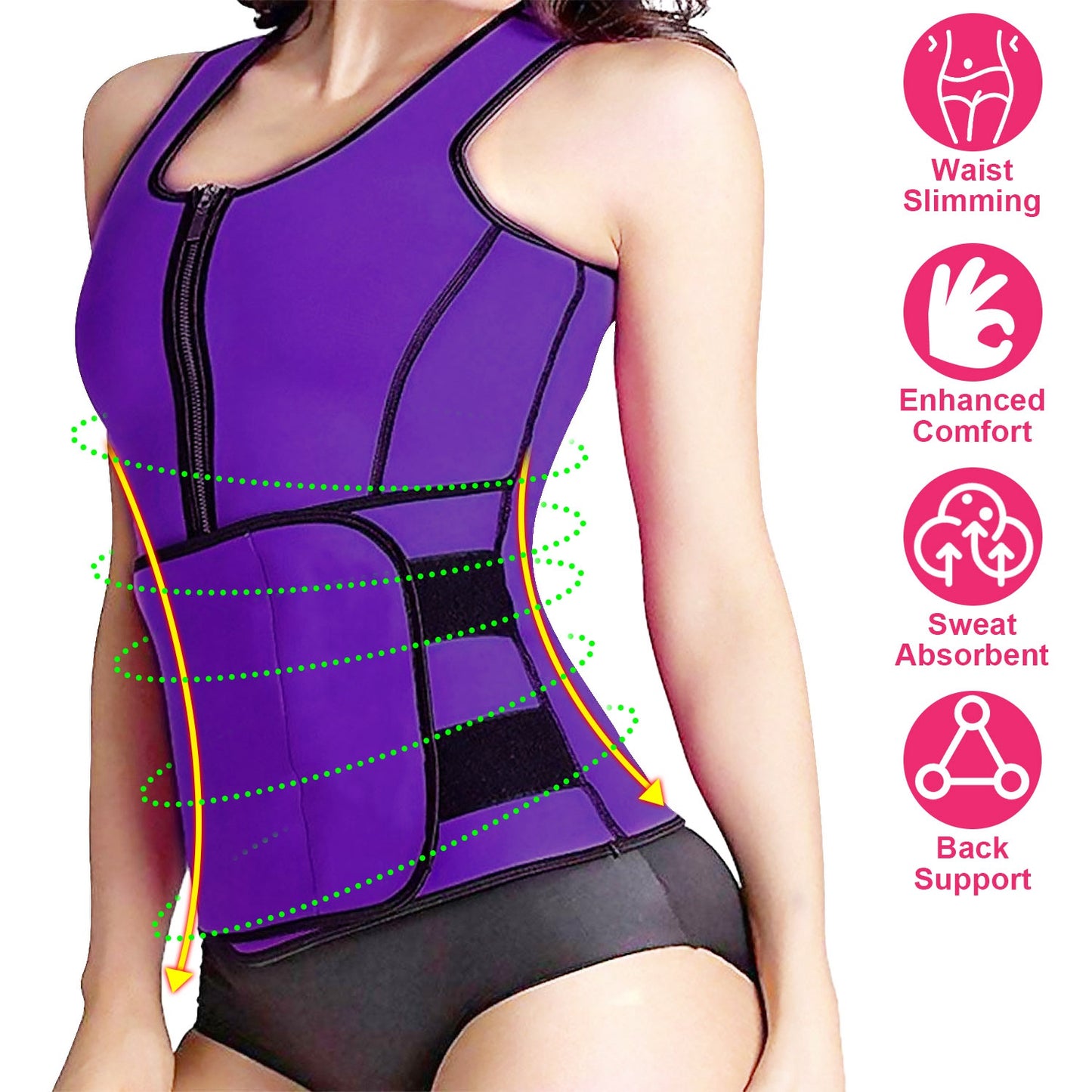 Waist Trainer For Women Body Shaper Waist Slimmer Clincher Trimmer for Weight Loss