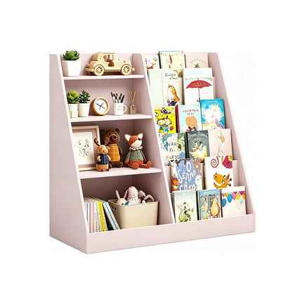 Kids Bookshelf with Toy Storage Organizer, 34.65" Multi-Tier