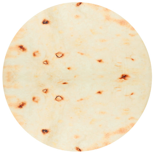 Burrito Tortilla Throw Blanket Pancake Wrap Blanket Soft Round Swaddle for Adults Kids Baby Pets