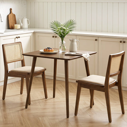 27.5" Square Dining Table for 2-4 People - Walnut