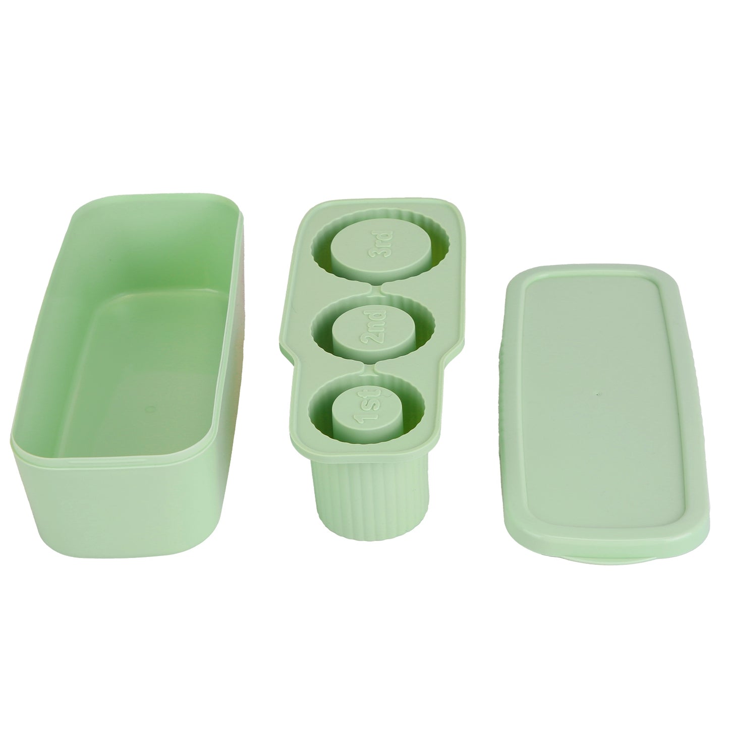 Ice Cube Tray Fit For 20OZ/30OZ/40OZ Stanley Cup Easy Release Silicone Hallow Cylinder Tumbler Ice Cube Mold With Lid And Bin for Iced Juice Whiskey C