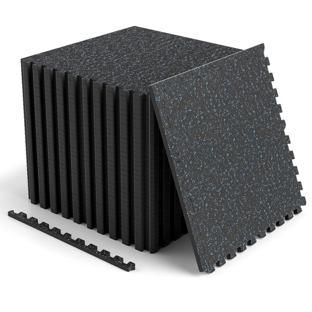 Interlocking Foam Floor Tiles 48 Sq Ft with Borders
