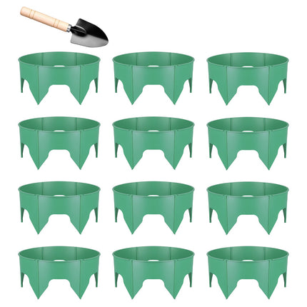 Adjustable Plant Grow Rings 10in with Hand Shovel - 12 Pack