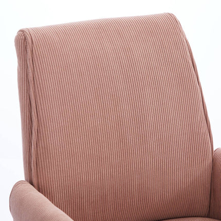Mid-Back Velvet Office Chair with Memory Foam Cushion