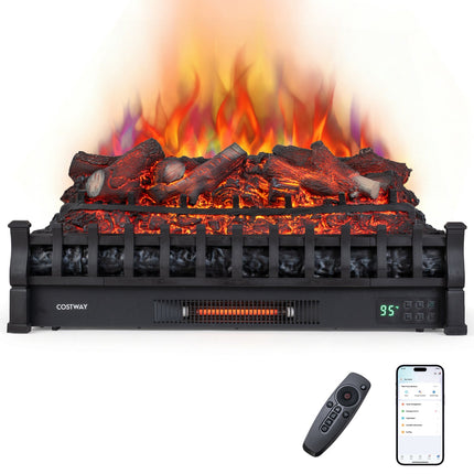 30" WiFi Electric Fireplace Insert with Remote & App Control