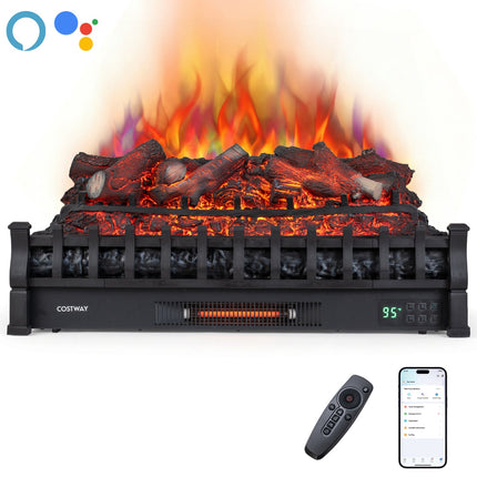 30" WiFi Electric Fireplace Insert with Remote & App Control