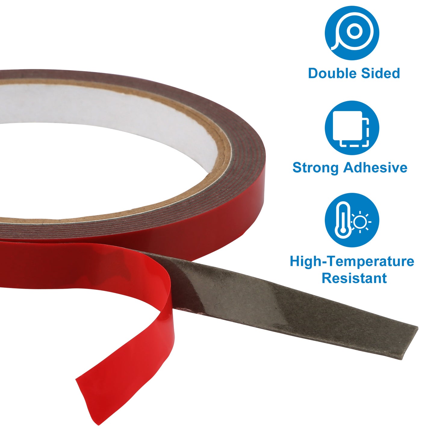4 Rolls Car Double Sided Tapes Heavy Duty Double Sided Foam Tapes Strong Mounting Adhesive Tapes For Cars Truck Automotive 9.8FT/Roll
