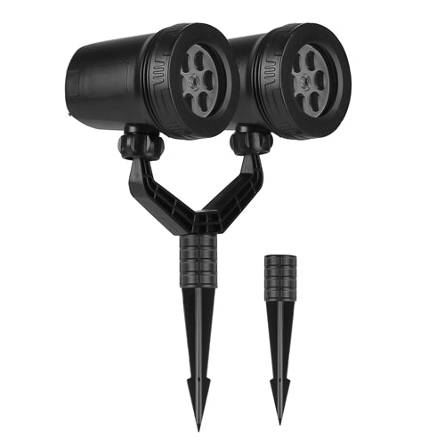 Christmas Snowflake Projector Light – Dual-Head LED, IP44 Waterproof