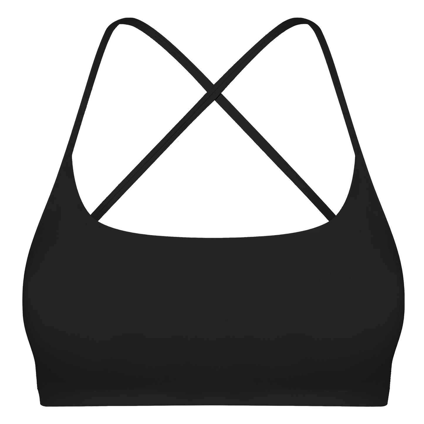 Women Cross Back Sport Bras Padded StrappyÊCrop Open Back Low Impact Bras SexyÊFitnessÊTank Tops with Removable Pads Thin Straps for Gym Yoga Workout