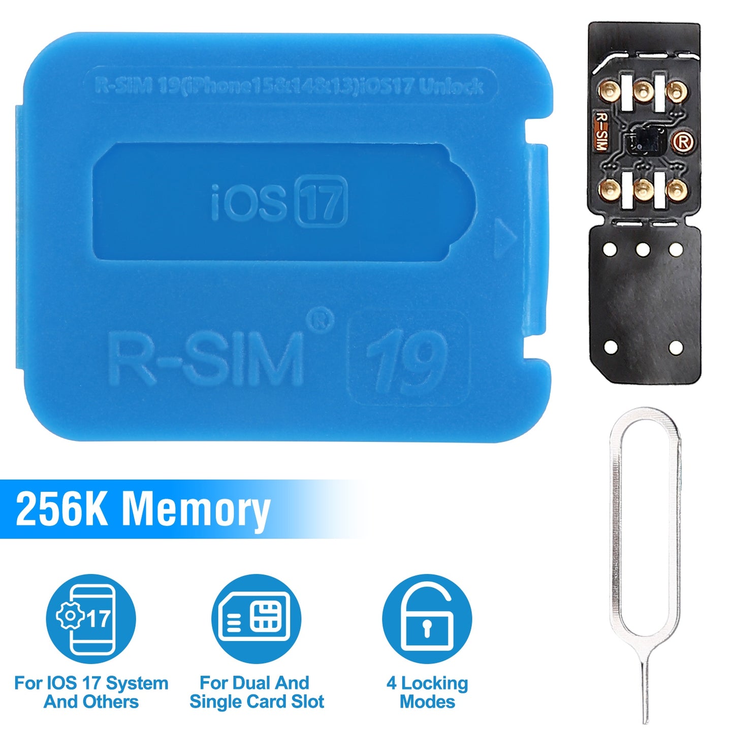 R-SIM19 Nano Unlock RSIM Card Fit for IOS Phone 15 14 13 12 11 Pro Max XR X 8 7 iOS17