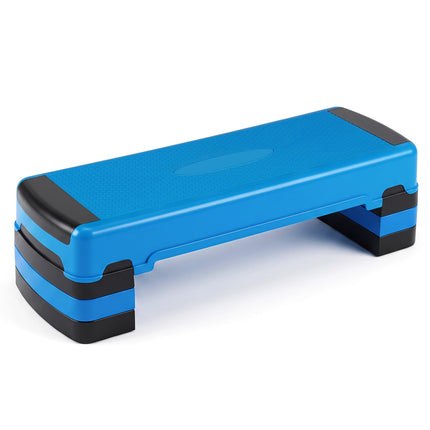Adjustable Aerobic Step Platform with Risers - 35 Inch