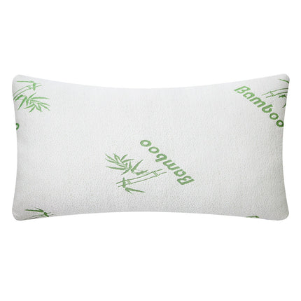 Bamboo Memory Foam Pillow Hypoallergenic Bed Pillow For Head Neck Rest Sleeping Shredded Pillow W/ Washable Cover