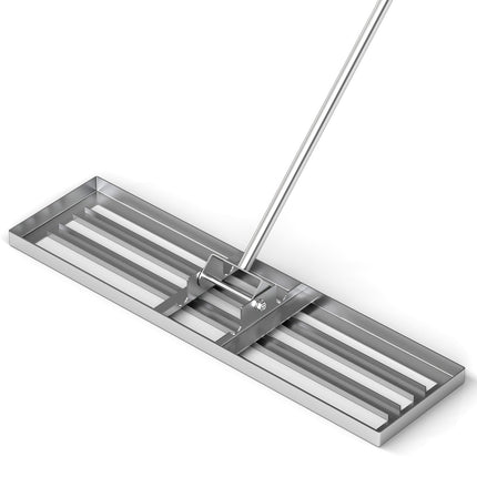 36 x 10 Inch Lawn Leveling Rake with Ergonomic Handle