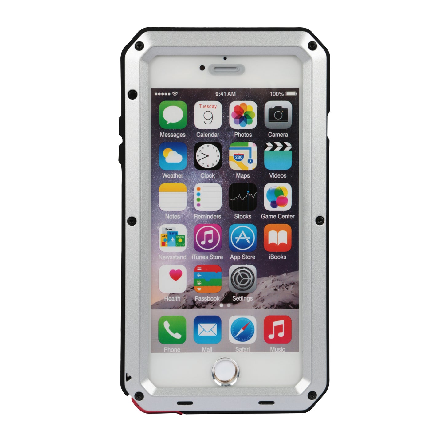 Rugged Shock-Resistant Hybrid Full Cover Case For iPhone 6 Plus