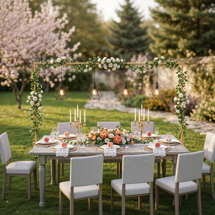 Adjustable Table Arch Stand for Balloon & Floral Decorations