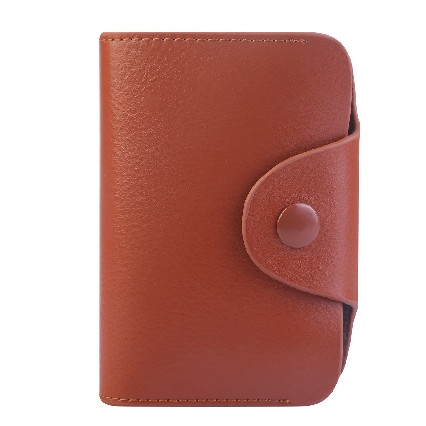 Credit Card Holder Wallet PU Leather Snap Closure Purse Accordion Case with 12 Pcs Card Slots
