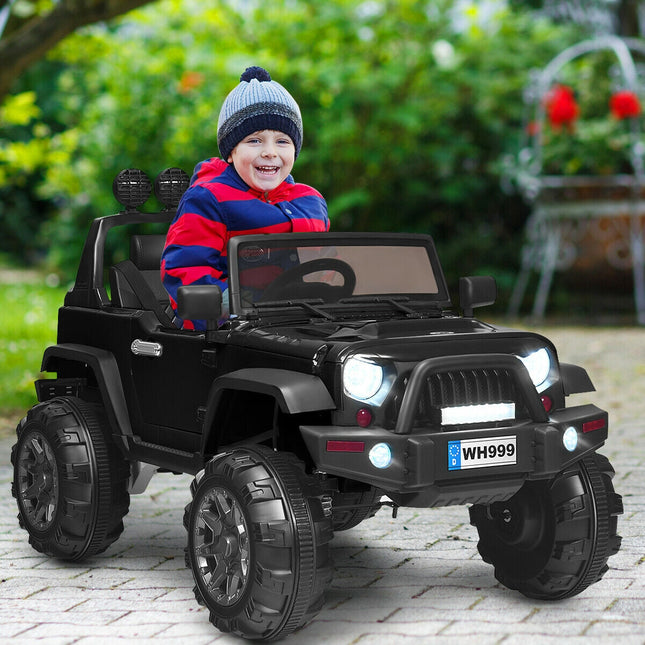 12V Kids Ride On Truck with Remote Control and Double Magnetic Door