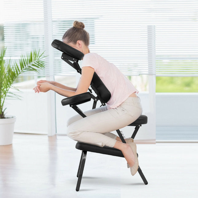PU Leather Pad Travel Massage Chair with