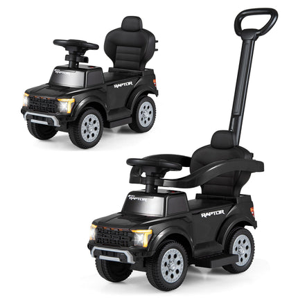 3-In-1 Licensed Ford Push Car for Toddlers