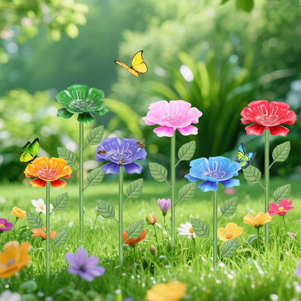 Metal Bee Watering Stations with Anti-Drowning Design (6-Pack)