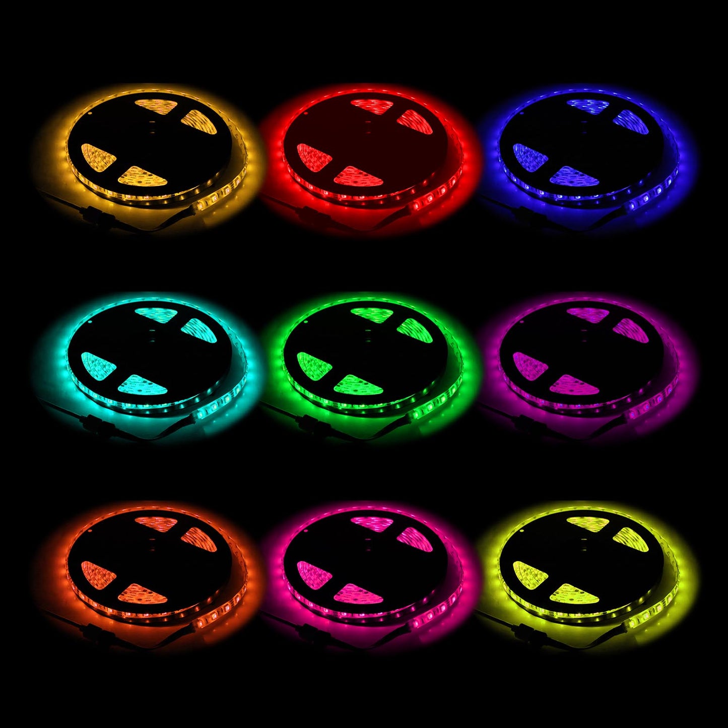 DC 12V Flexible 5M 300 Lights 5050 RGB Type Colorful LED Strips