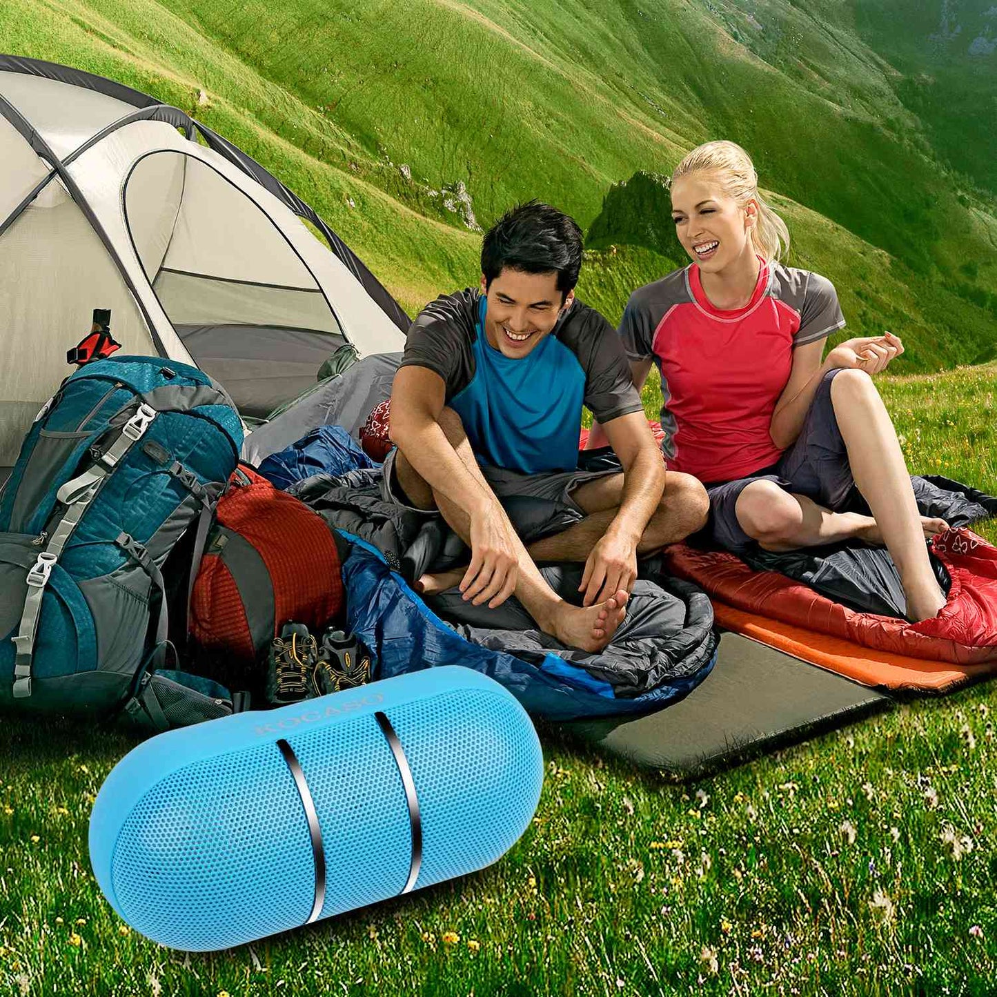 Ultra-Portable Rainbow LED Wireless Speaker