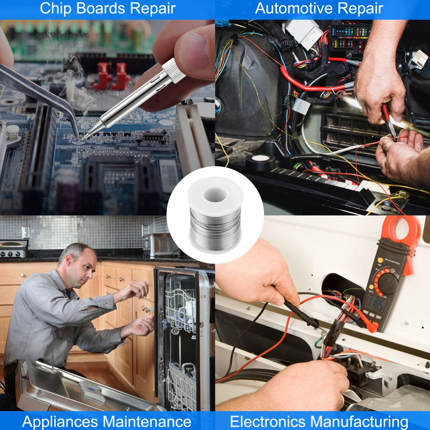 Soldering Wire 60/40 Tin Lead Rosin Core 0.031Ó/0.8mm 1.7% Flux Electrical Solder Wire Sn60 Pb40 1lb