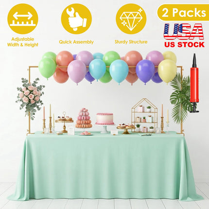 Adjustable Table Arch Stand for Balloon & Floral Decorations