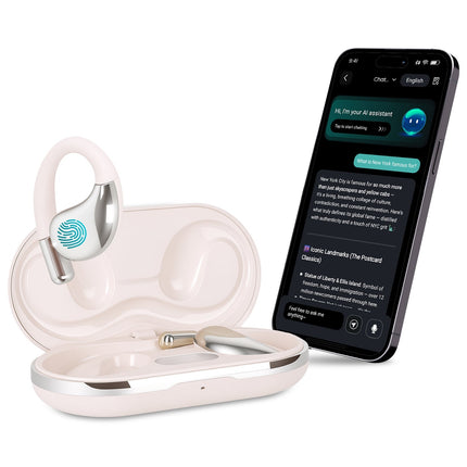 AI Translation Earbuds with 165 Languages & Open-Ear Design