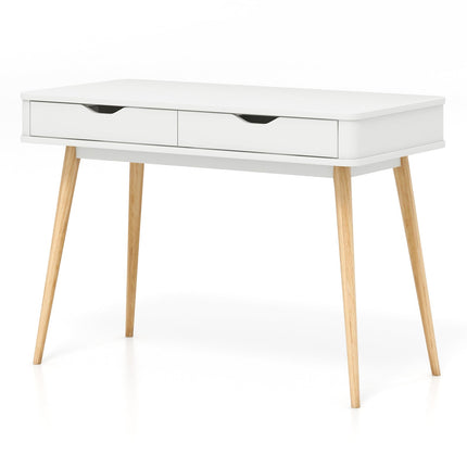 43.5 Inch Computer Desk with 2 Drawers for Small Spaces