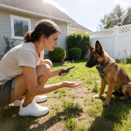 Remote Dog Training Collar with 4 Modes & 875 Yard Range