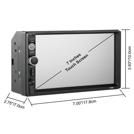 7-Inch Touchscreen Car Stereo with Bluetooth & Backup Camera